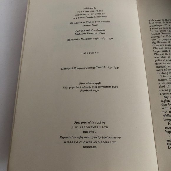 ⭐️BOGO Free⭐️ Lineage Organization in Southeastern China Paperback - Picture 8 of 16